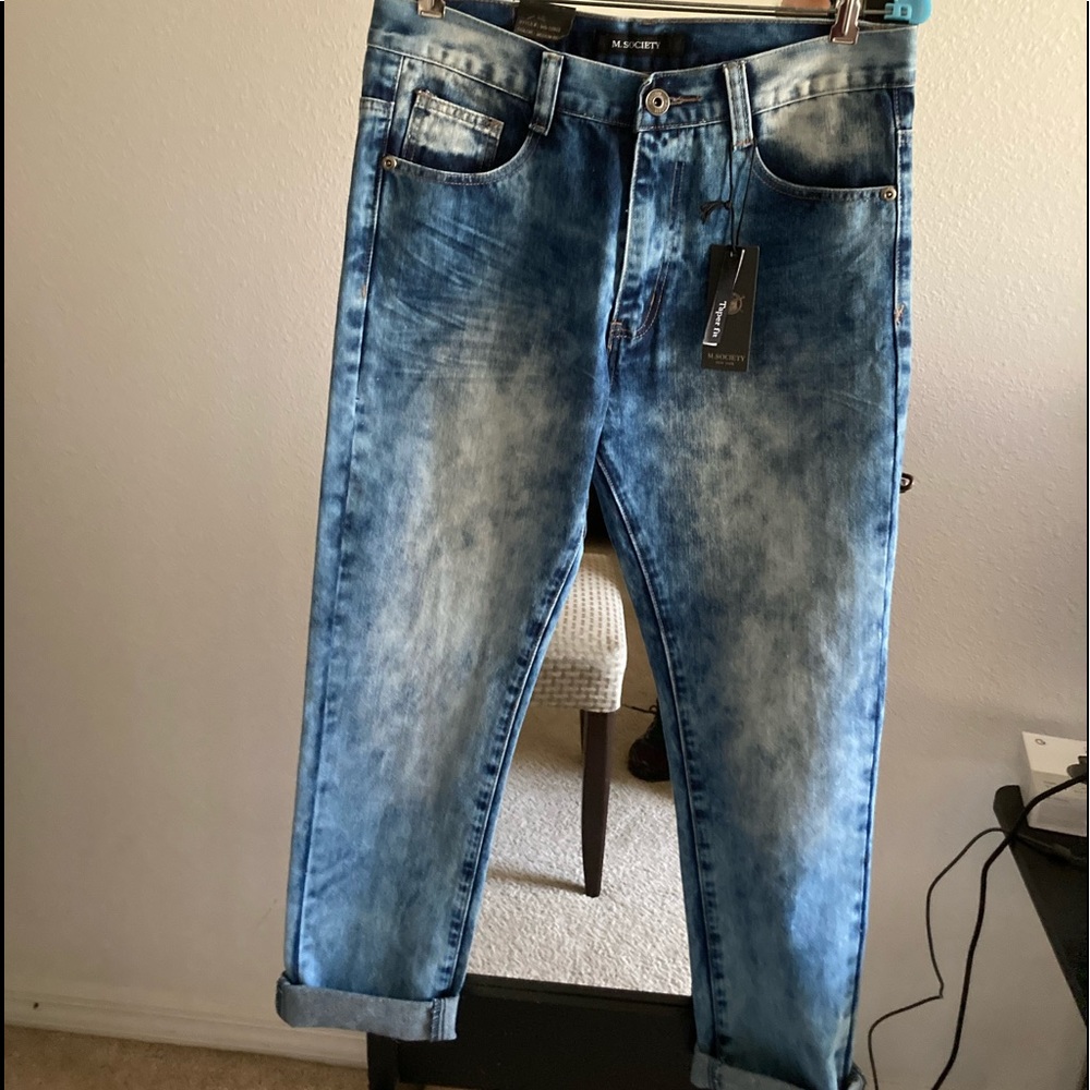 M. Society men’s jeans W32 L30 tapered jeans